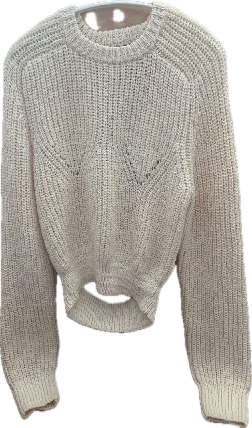 렉토 아이보리/크림베이지 니트 스웨터 상품이미지1