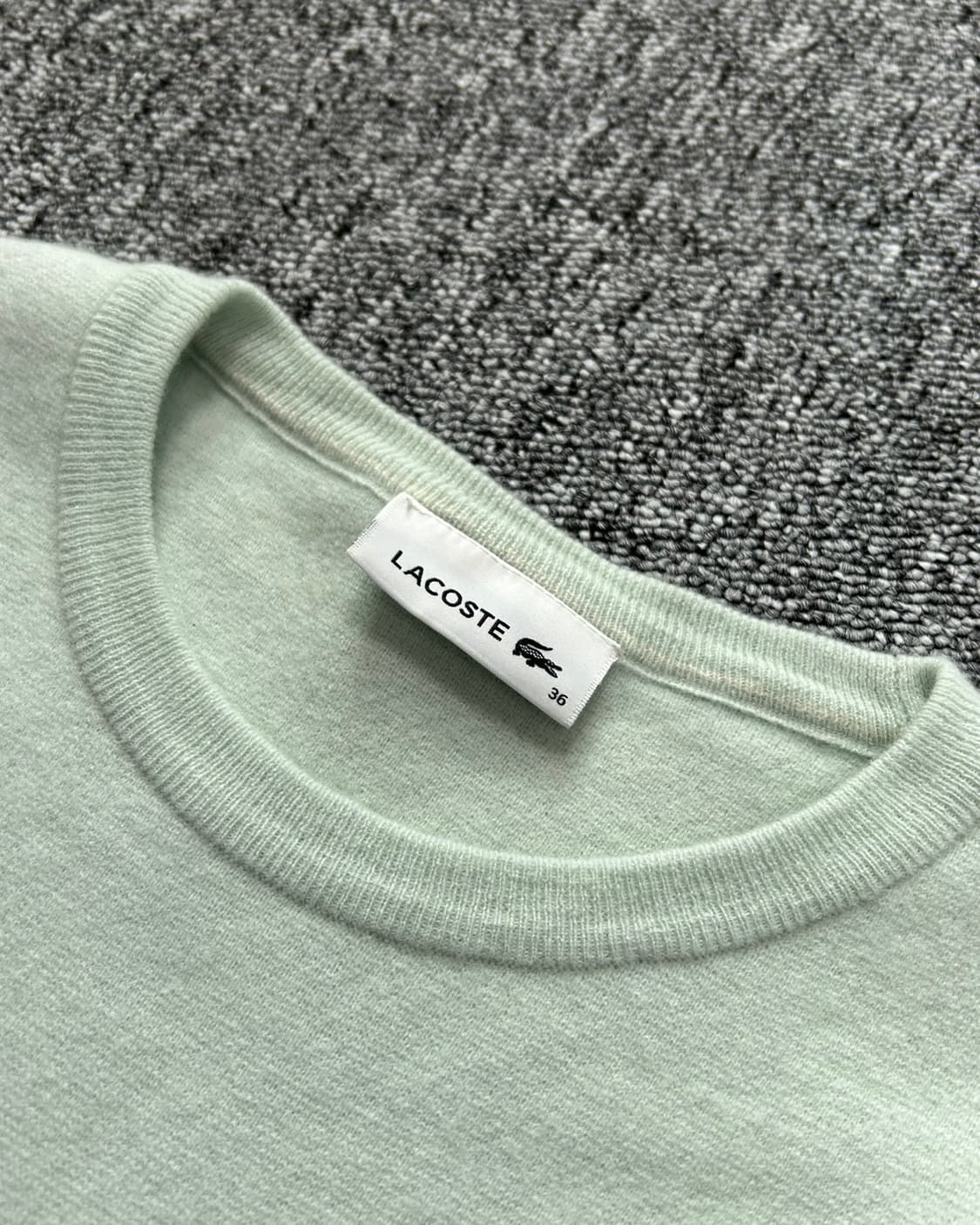 라코스테 민트 베이직 크루넥 니트  상품이미지5