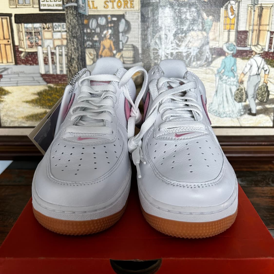 새상품 나이키 에어 포스 1 로우 레트로 핑크 상품이미지2