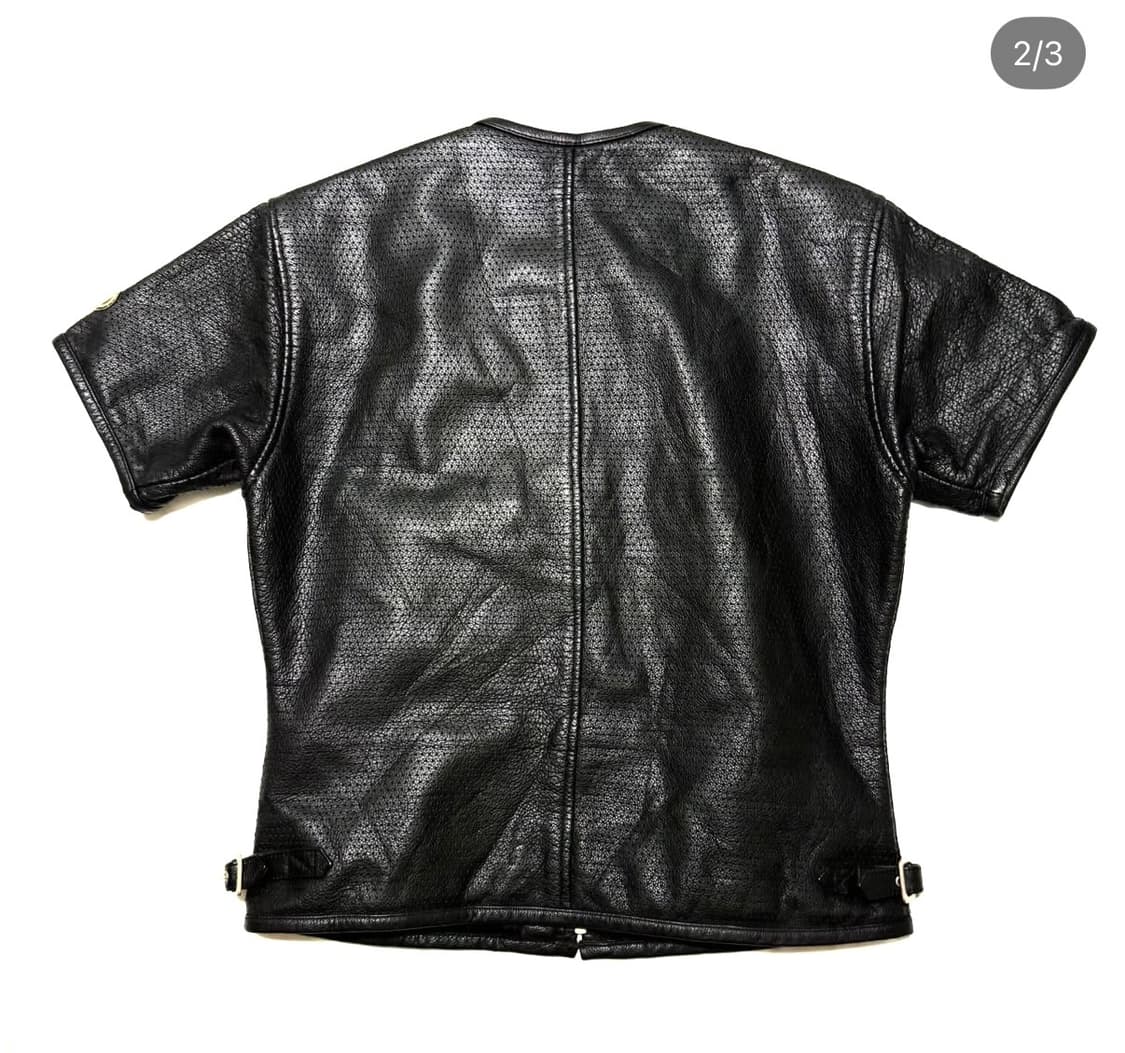 인디안 모터사이클 - 레더 하프 탑 상품이미지2