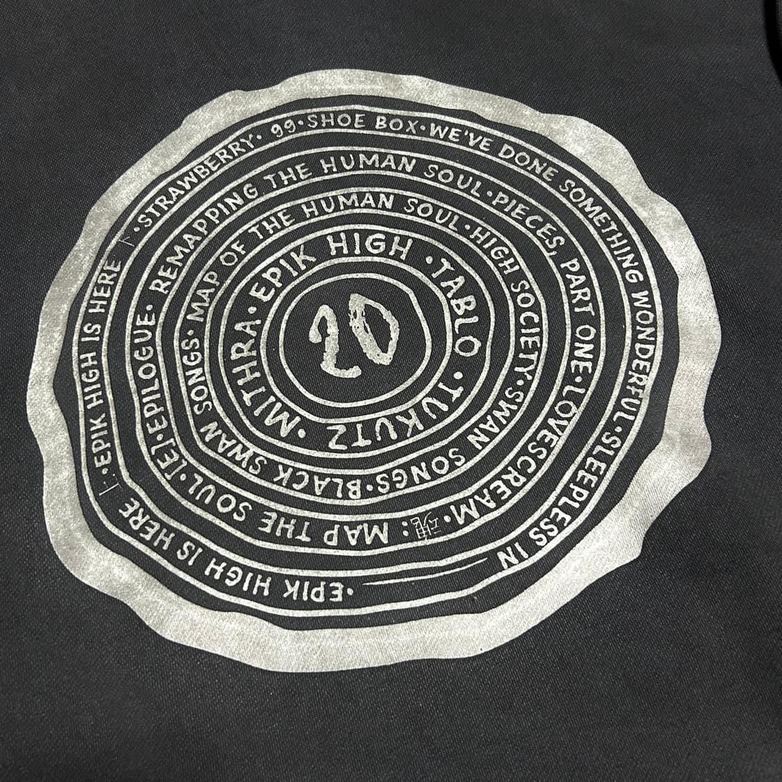 [XXL] 에픽하이 20주년 굿즈 피그먼트 후드티 상품이미지4