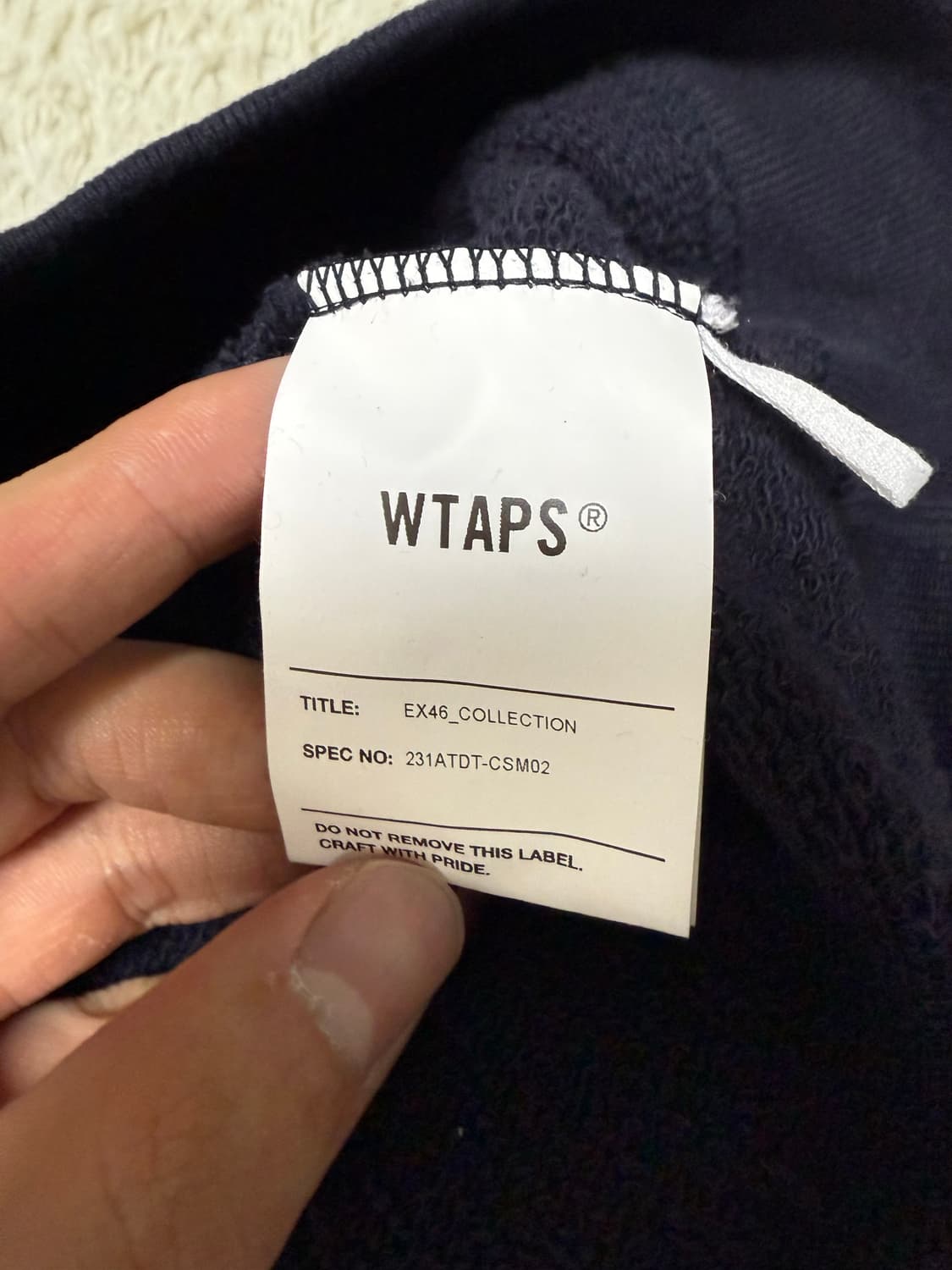 (3)더블탭스 wtaps 23ss 맨투맨 상품이미지4