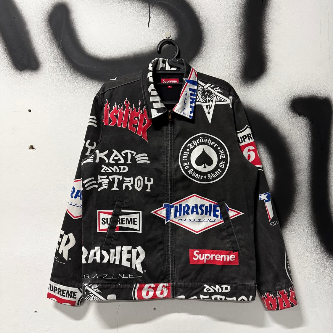 슈프림 x 트레셔 SS15 워크 집업 트러커 자켓 상품이미지3