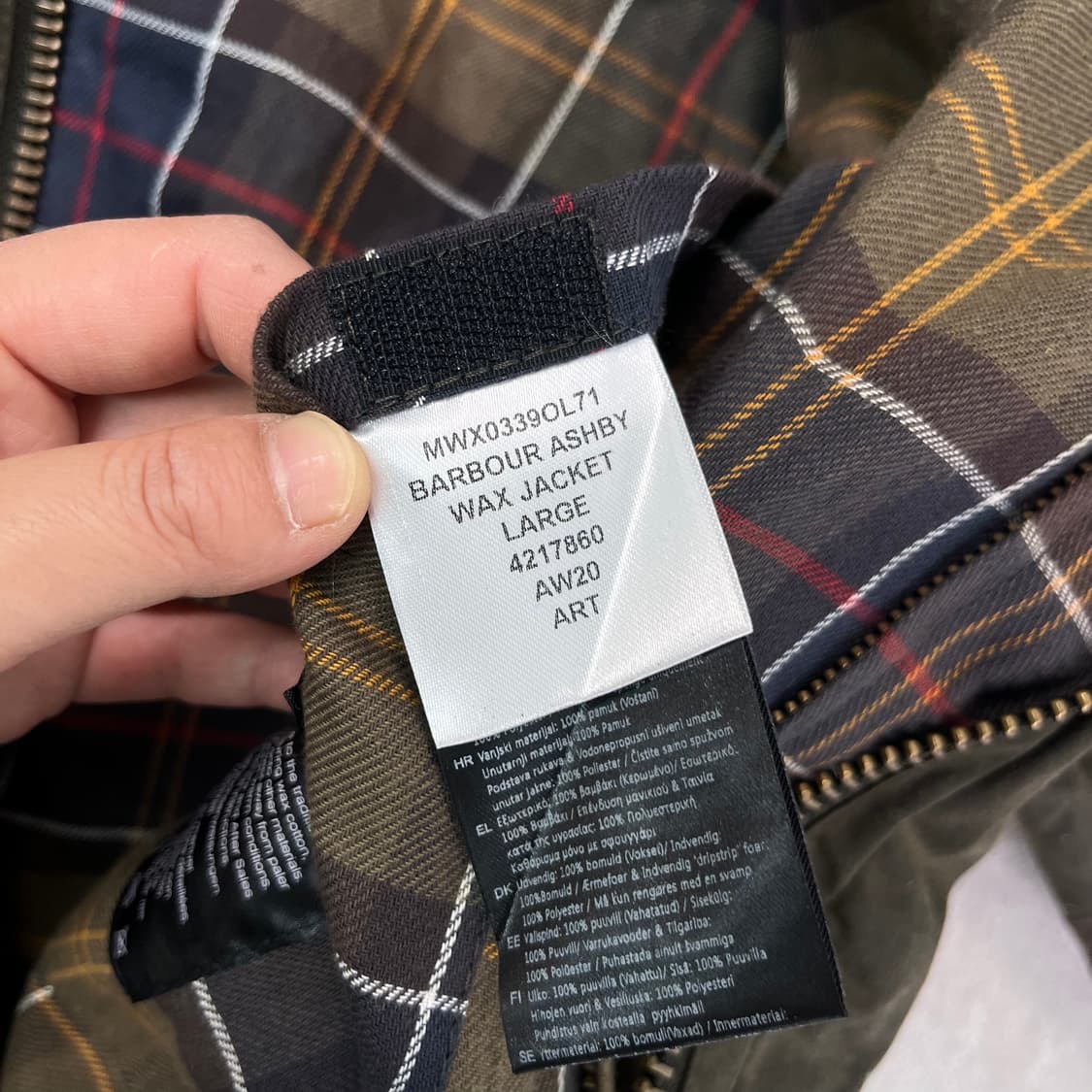 100 바버 뷰포트 올리브 자켓 상품이미지8