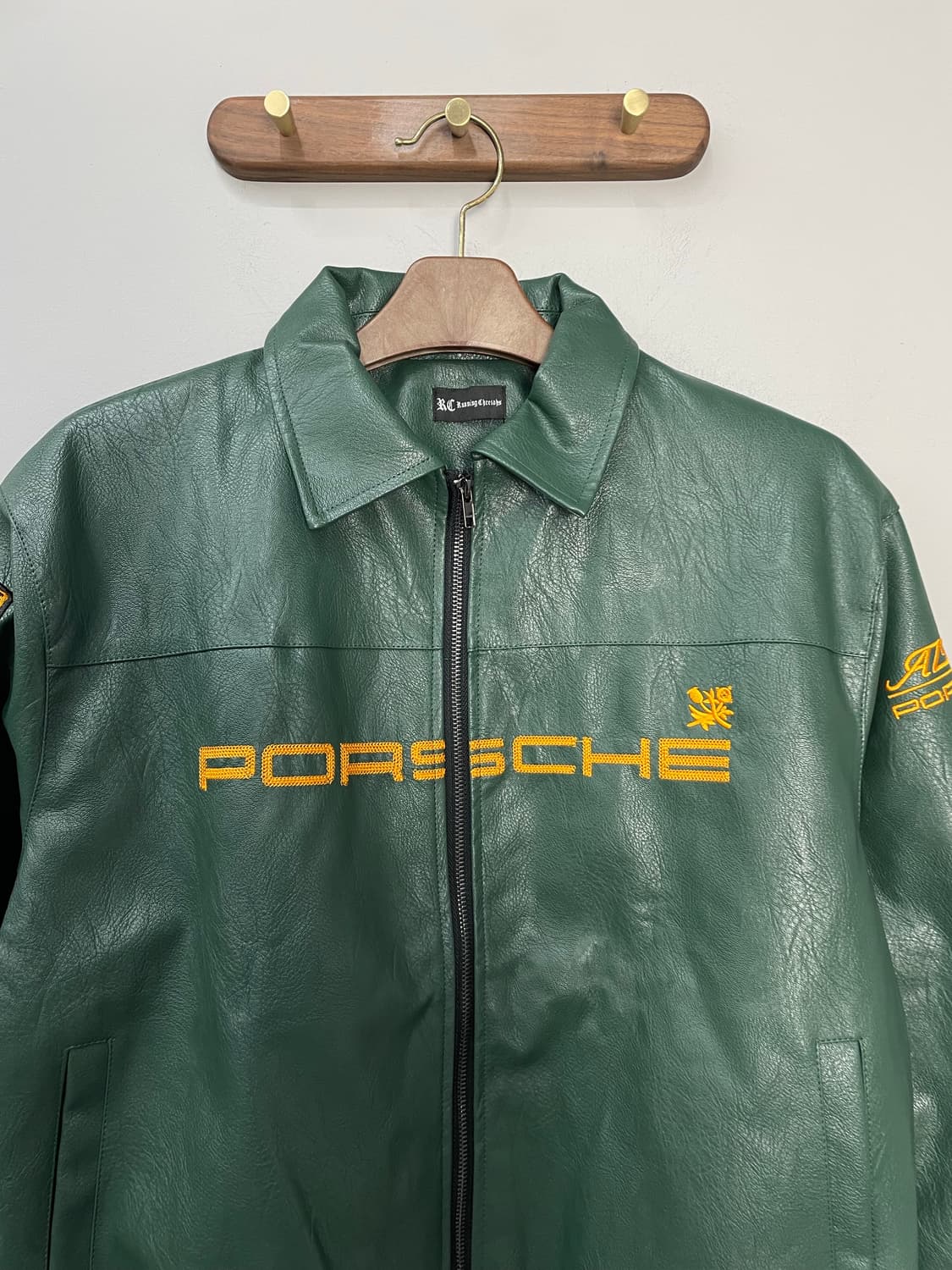 포르쉐 빅패치로고 레더자켓 H1797 상품이미지3