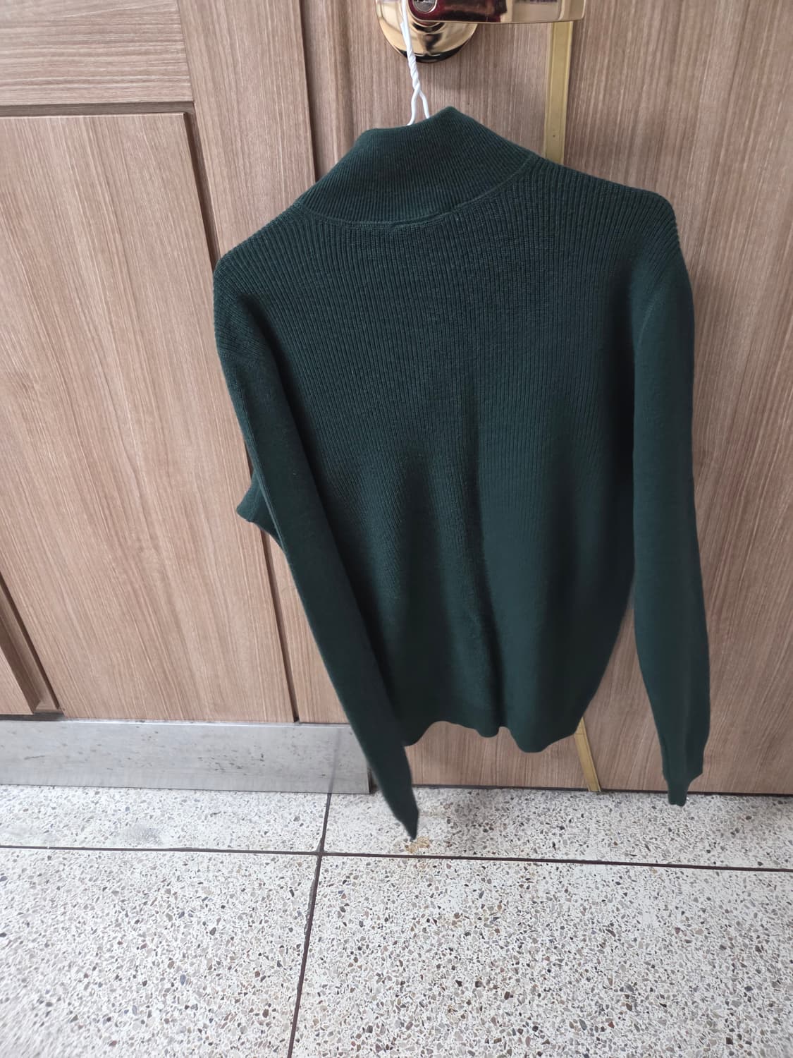 라코스테 다크그린 캐시미어 반집업 상품이미지2