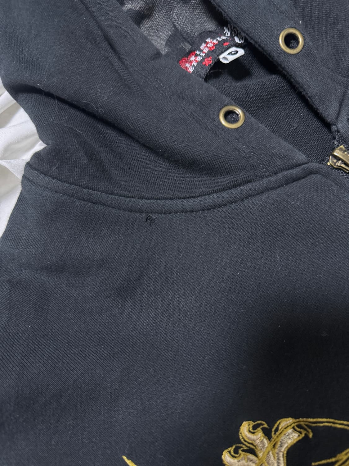 Divine retribution 프린트 후드집업 게이샤 용 에드하디 상품이미지6