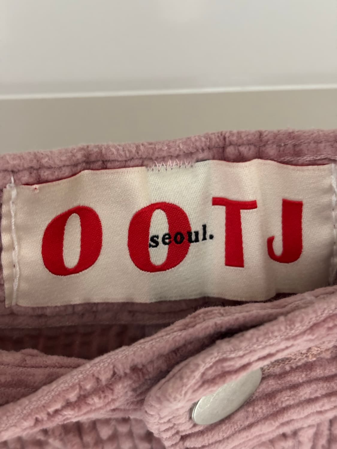 핑크 코듀로이 팬츠 S 모리걸 ootj 상품이미지3