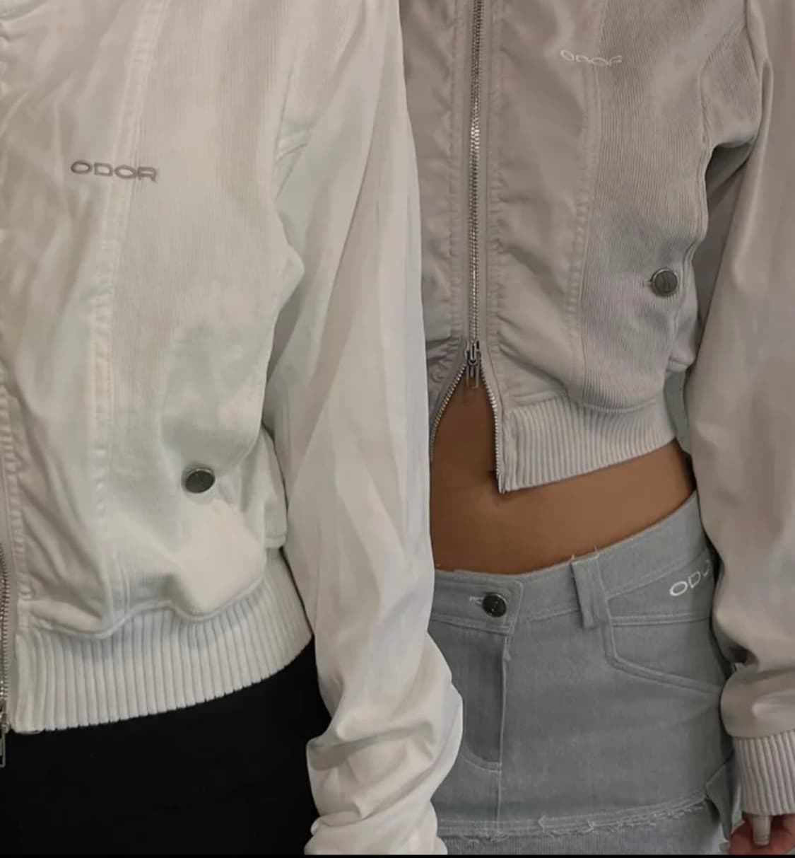 오도어 캐스톤 로우 스커트 그레이 s 상품이미지2