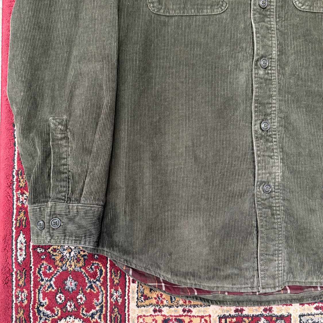 엘엘빈 코듀로이 라인드 셔츠 [ 100 ] 상품이미지4