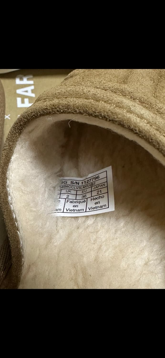 텔파 어그 슬립온 체스트넛 210 새상품 상품이미지2