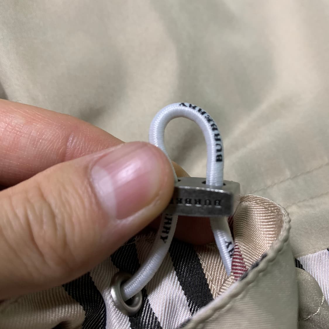 버버리 노바체크 양면 후드자켓(정품) 상품이미지8