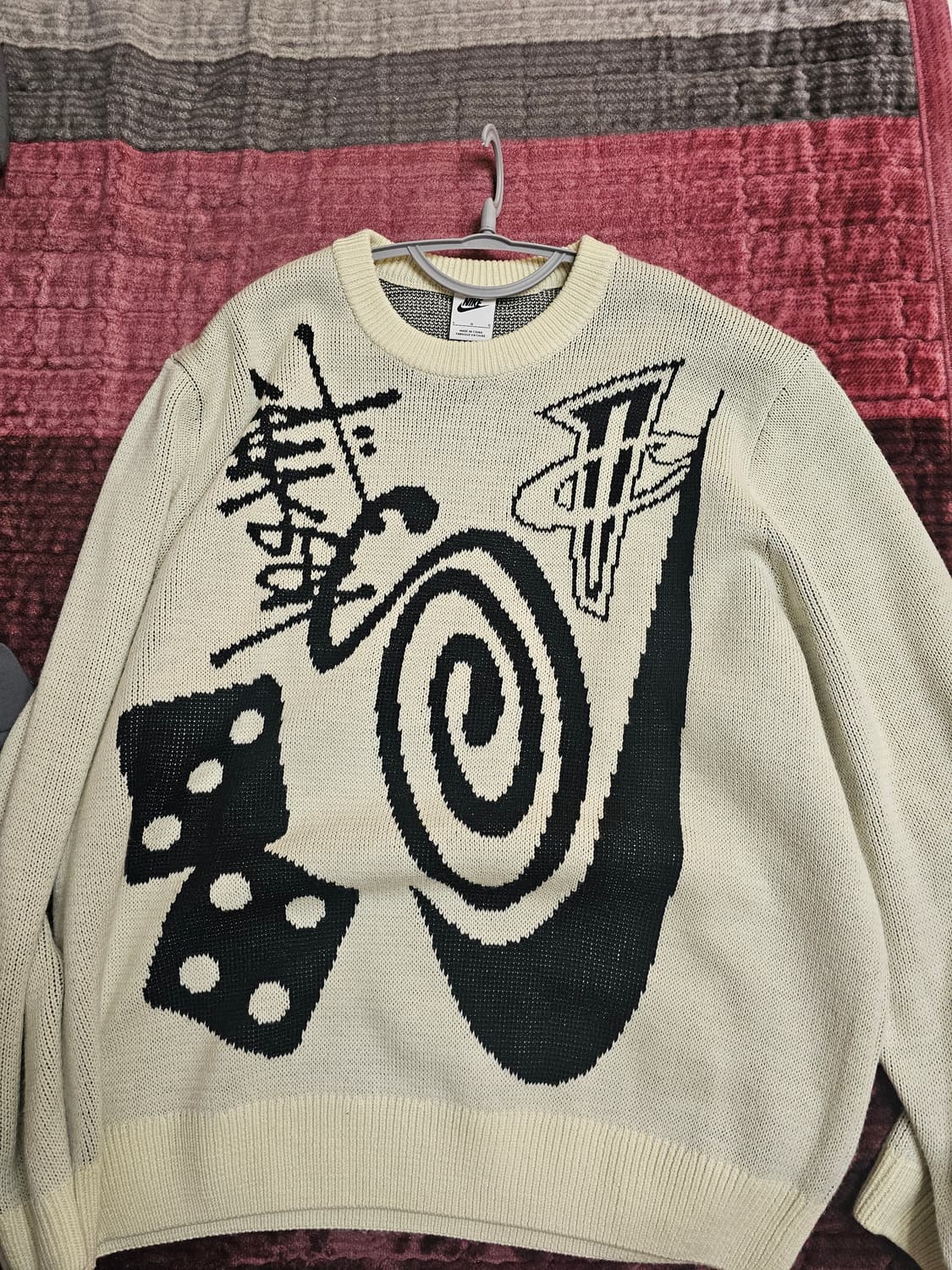 나이키x스투시 NRG 롱슬리브1 니트 스웨터 파슬 상품이미지1