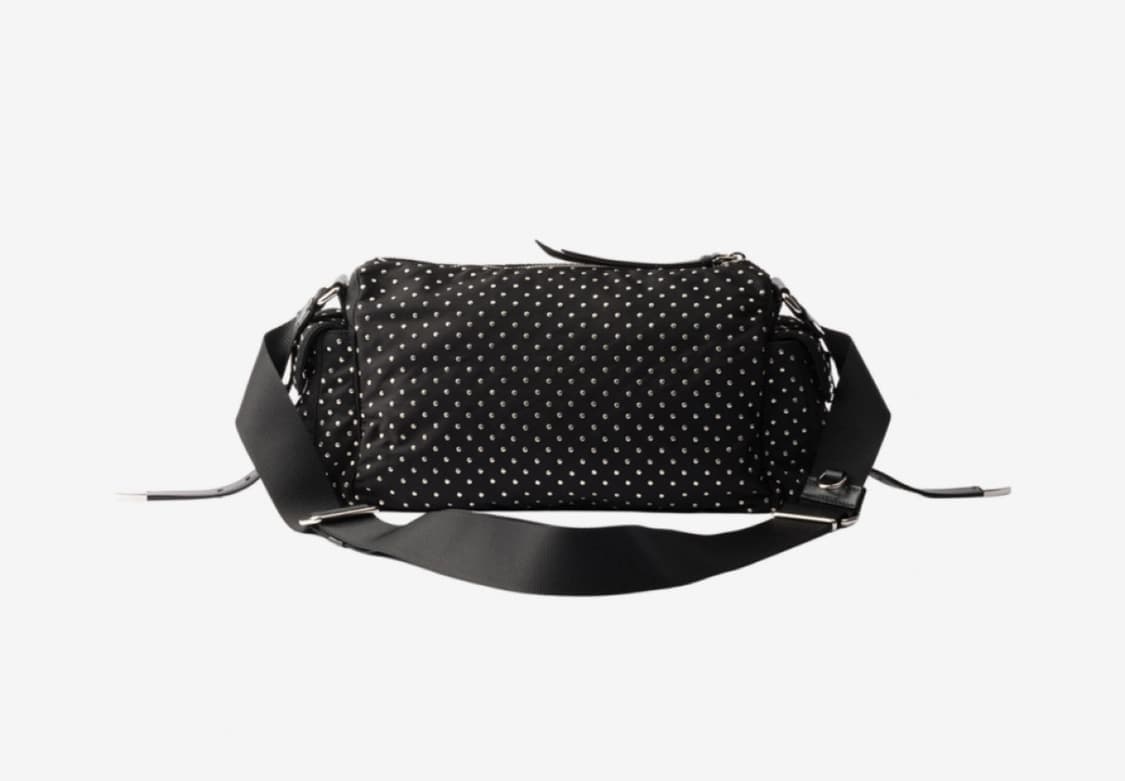 프라다 리나일론 백 스터드 블랙 상품이미지2