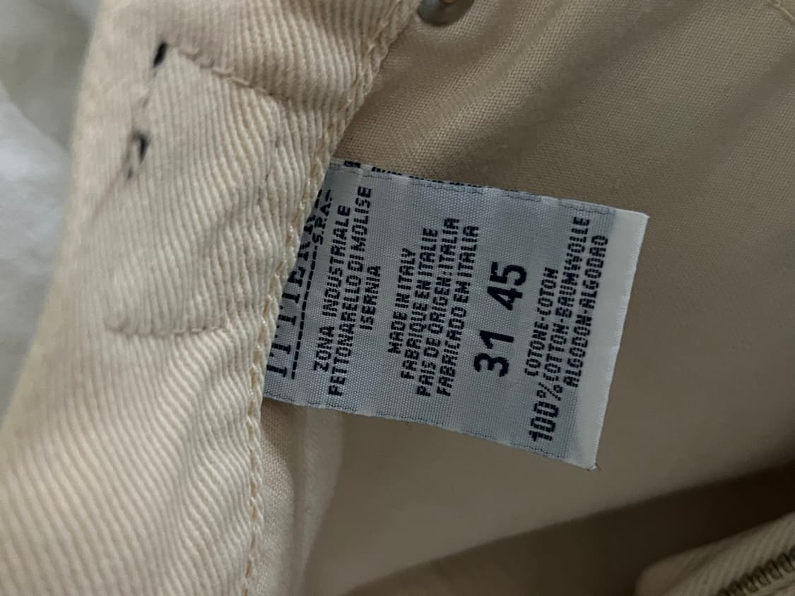 베르사체 정품 아이보리 데님 사이즈31 45 상품이미지8