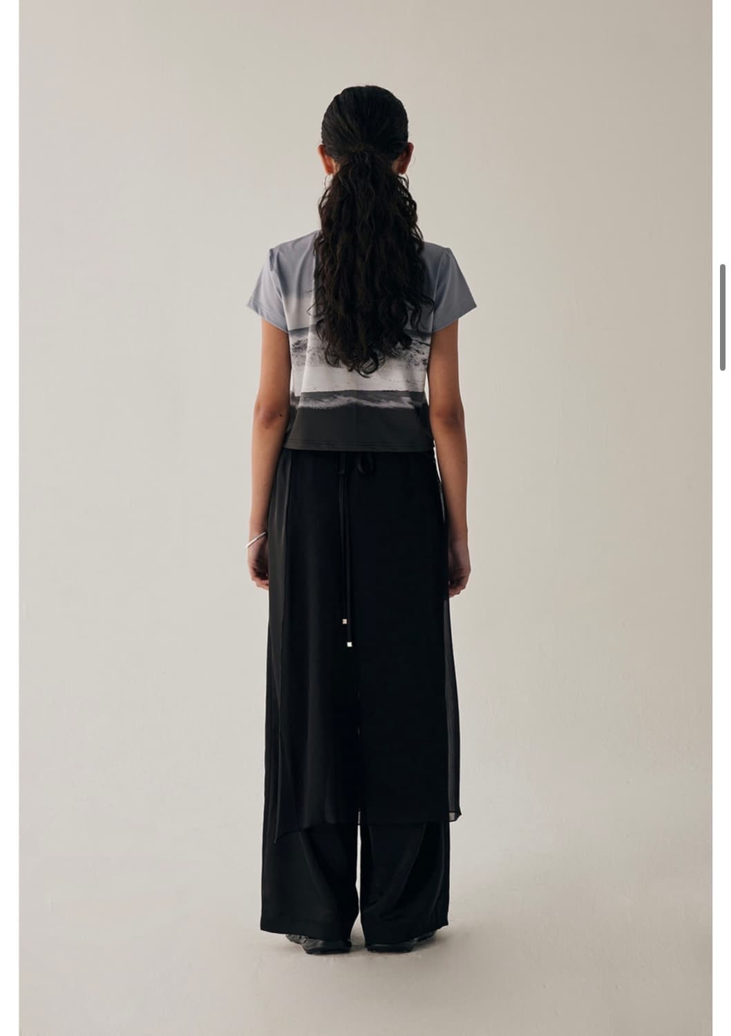 트리밍버드) Summer Wave T-Shirts Light Blue 상품이미지3