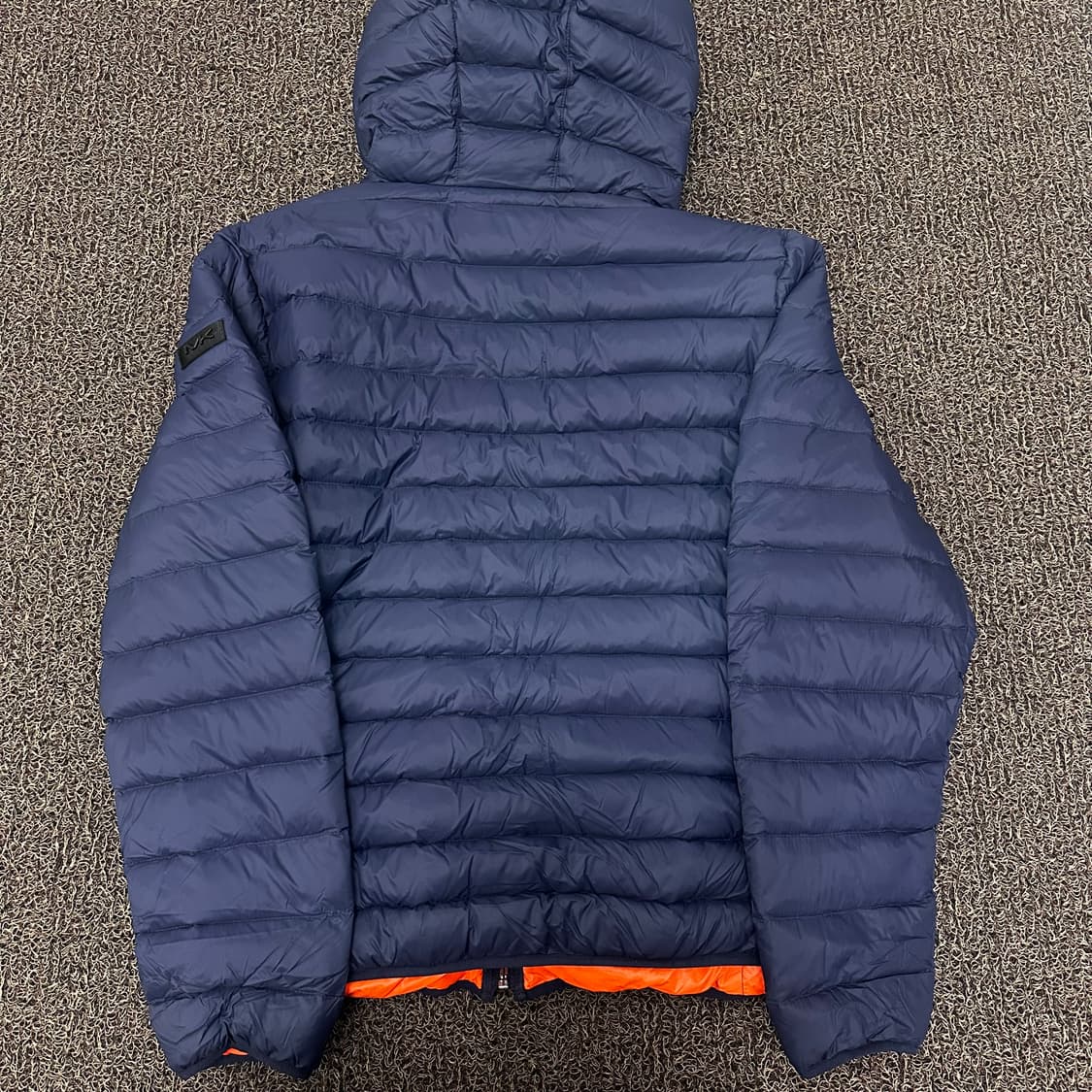 마이클코어스 후드 덕다운 패딩 네이비 L 상품이미지5