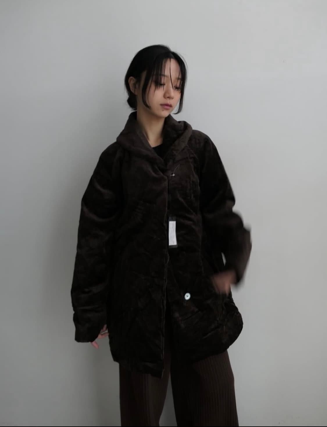 빈티지 낙원 벨로아 다운 점퍼 상품이미지2