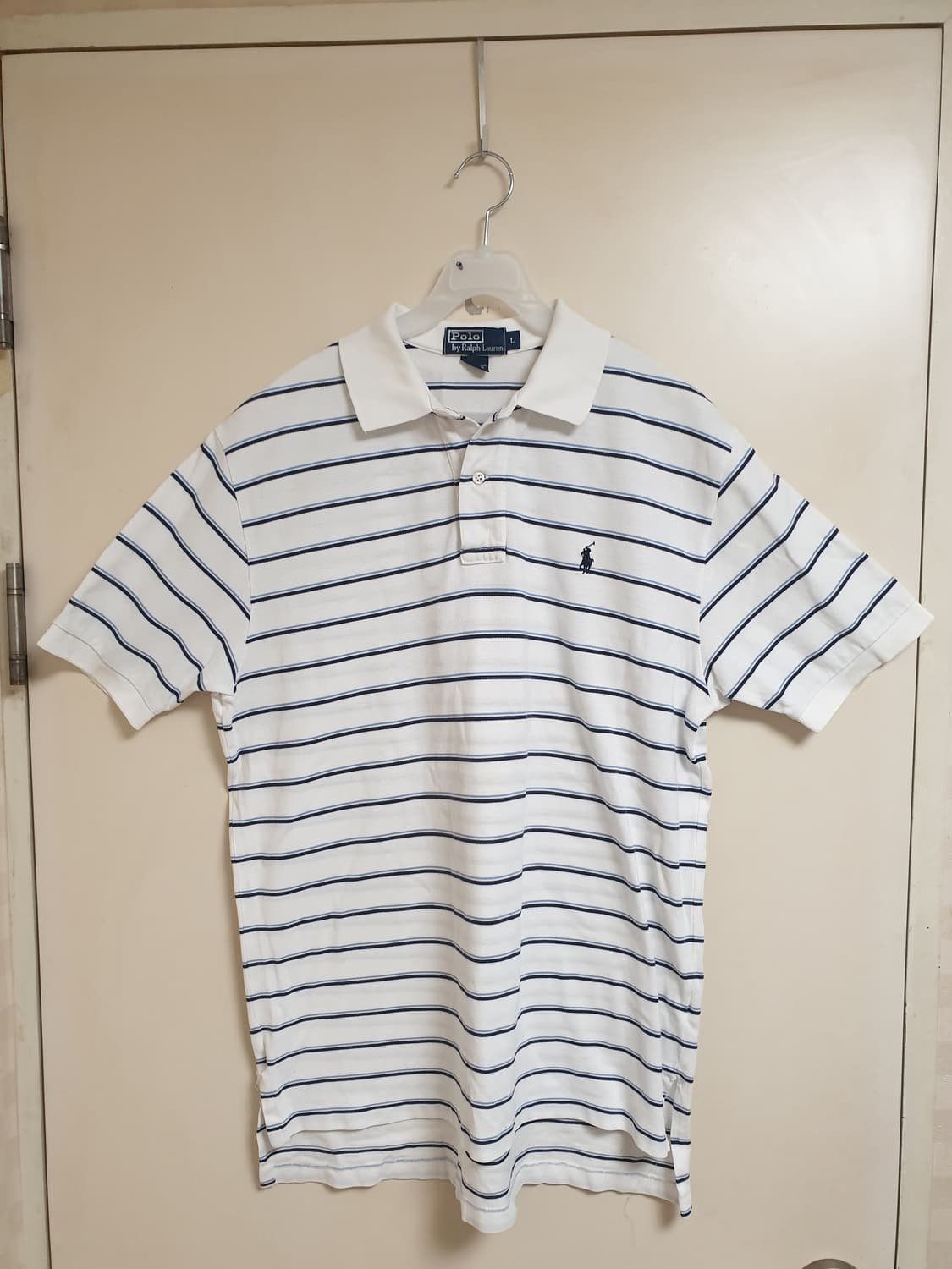 [남성] 폴로 랄프로렌 정품 스트라이프 카라티 L 상품이미지1