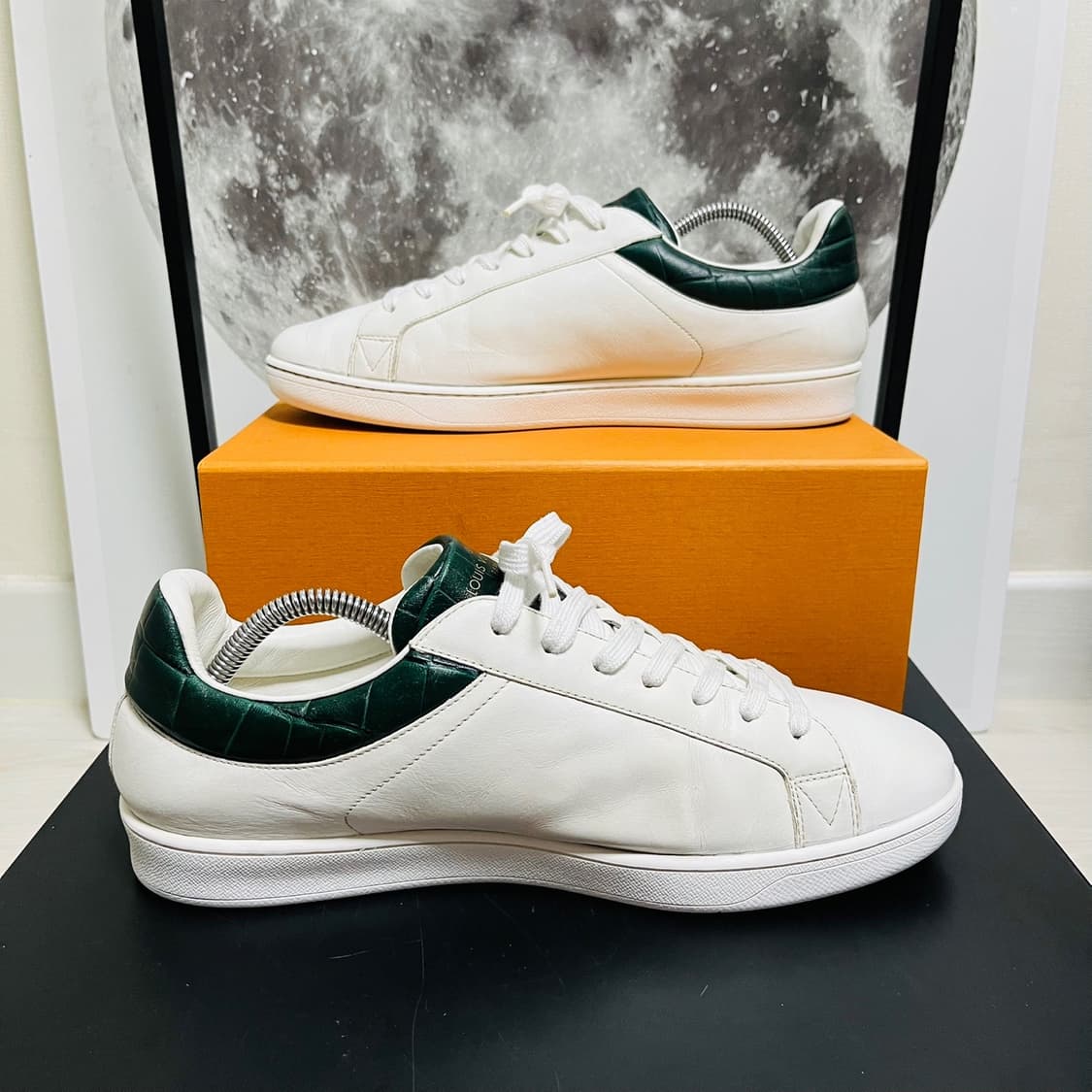 정품 8.5) 루이비통 룩셈부르크 크로커 스니커즈 275~280 상품이미지2