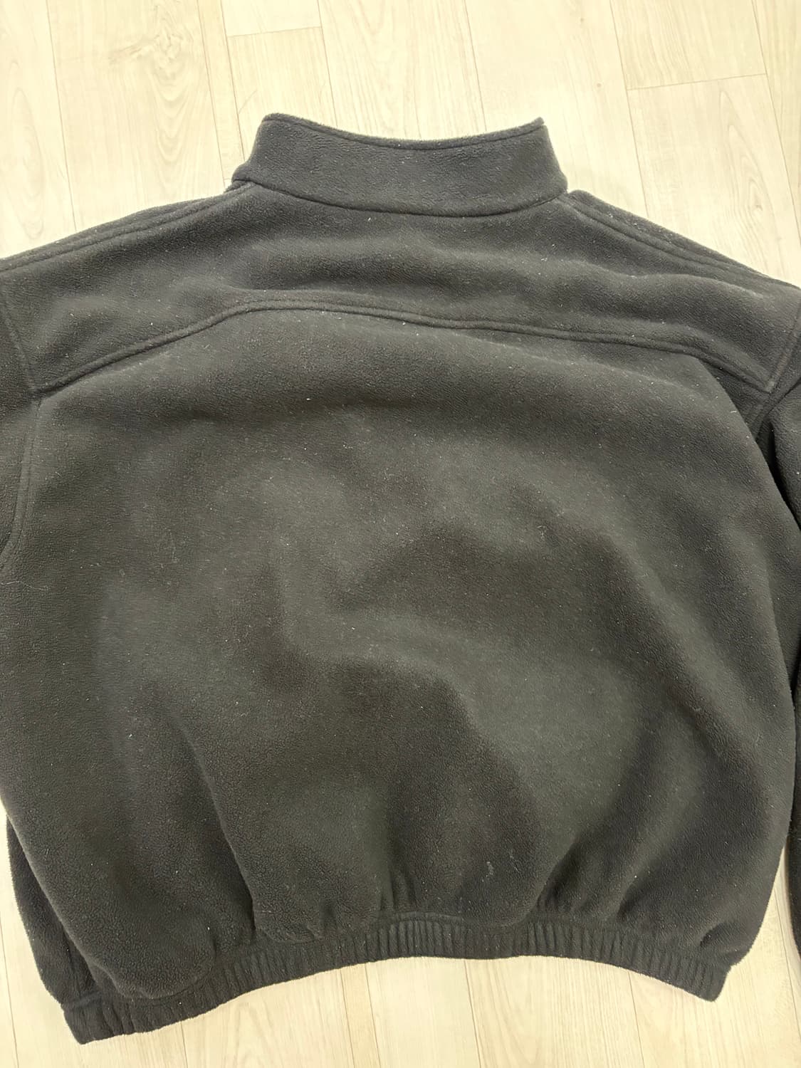 2) 논노드 하프집업 플리스 자켓 블랙 팝니더 상품이미지3