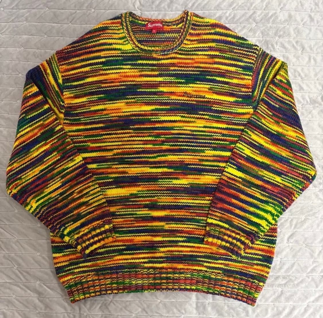슈프림 20fw 스태틱 니트 XL 상품이미지1