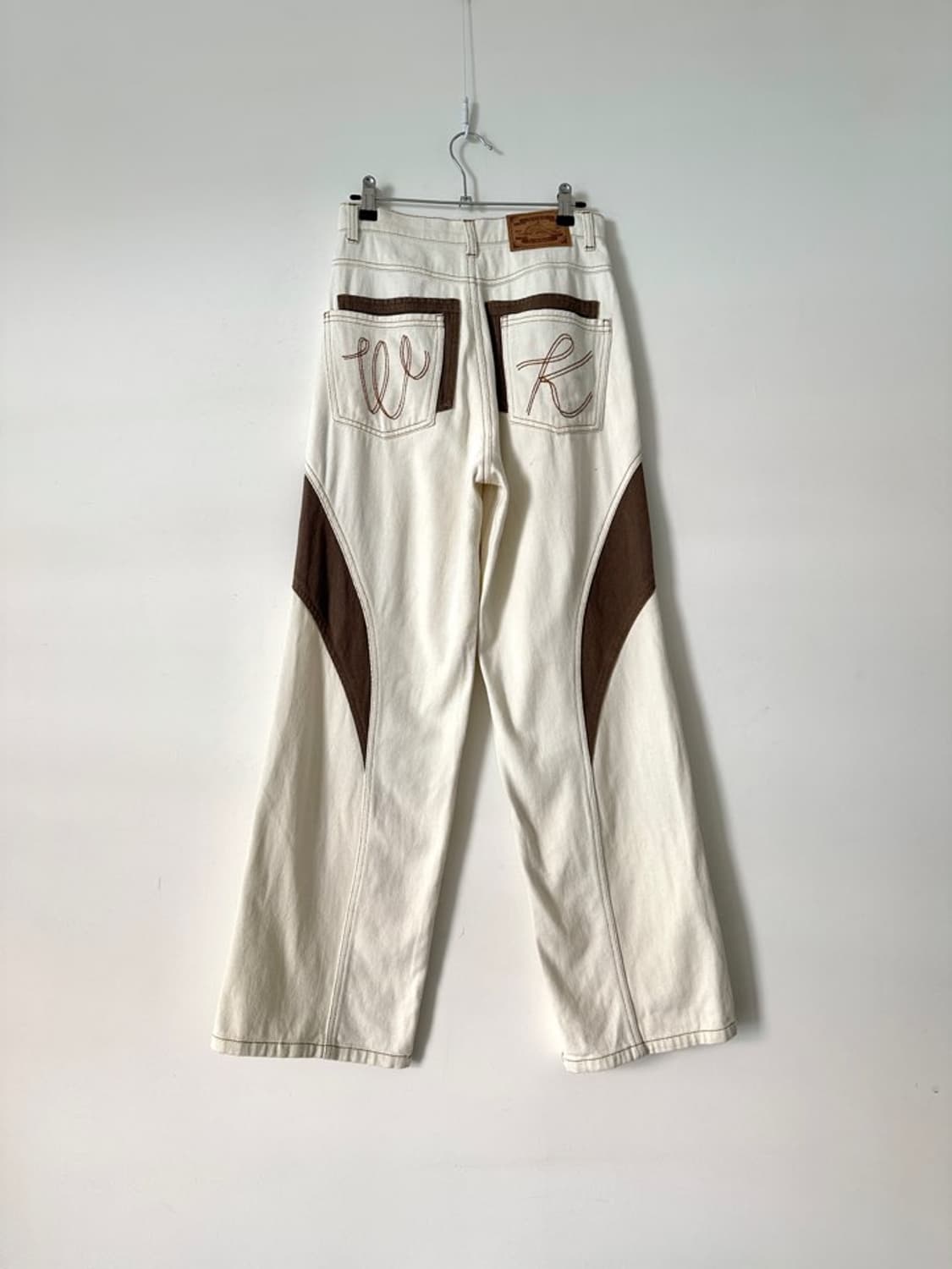 Saddle patch pants / ivory 상품이미지5