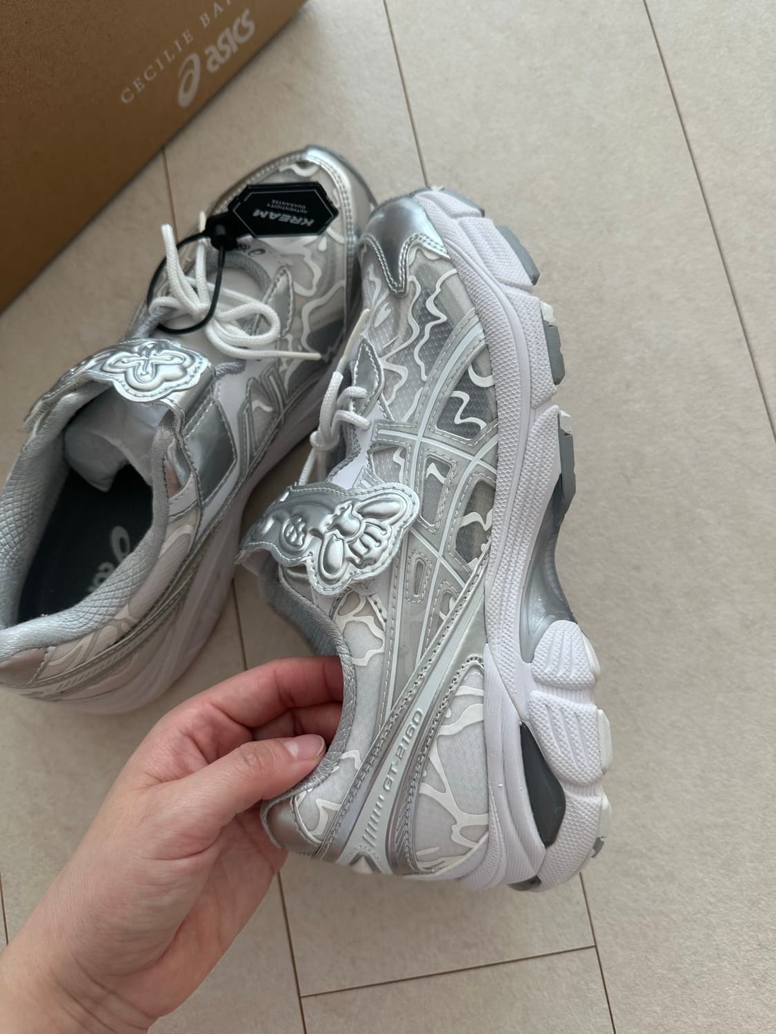 세실리에 반센X아식스  GT2160 실버 상품이미지3