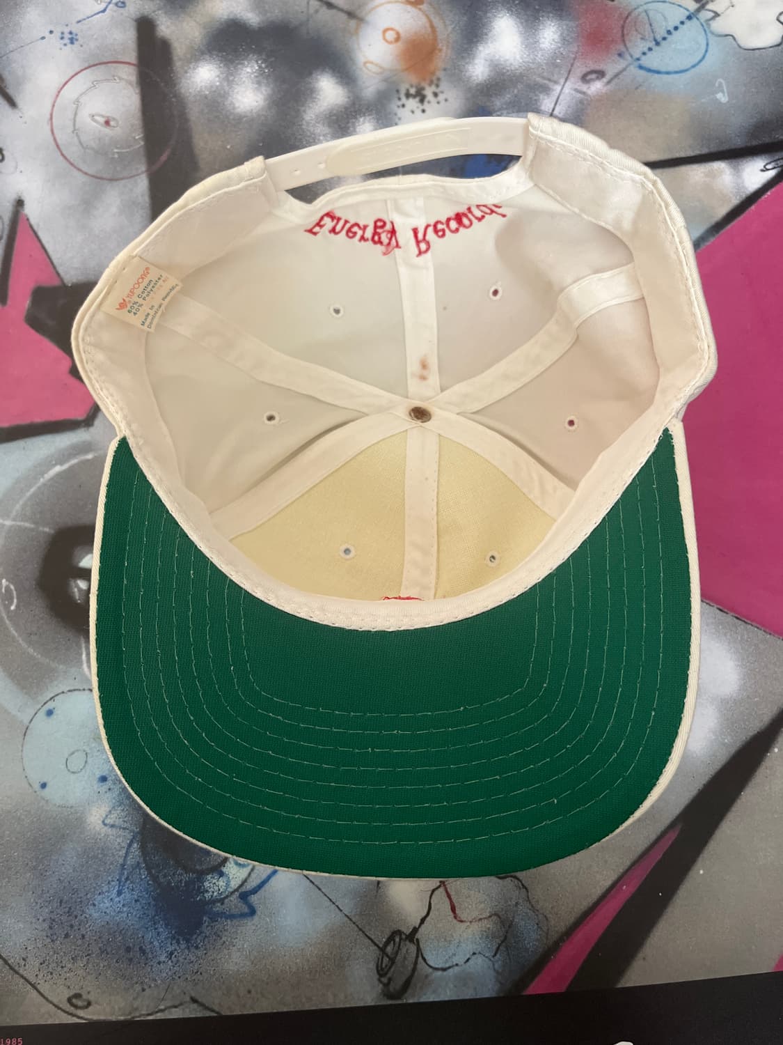 1990’s Vtg ENERGY RECORDS BASEBALL HAT 상품이미지4