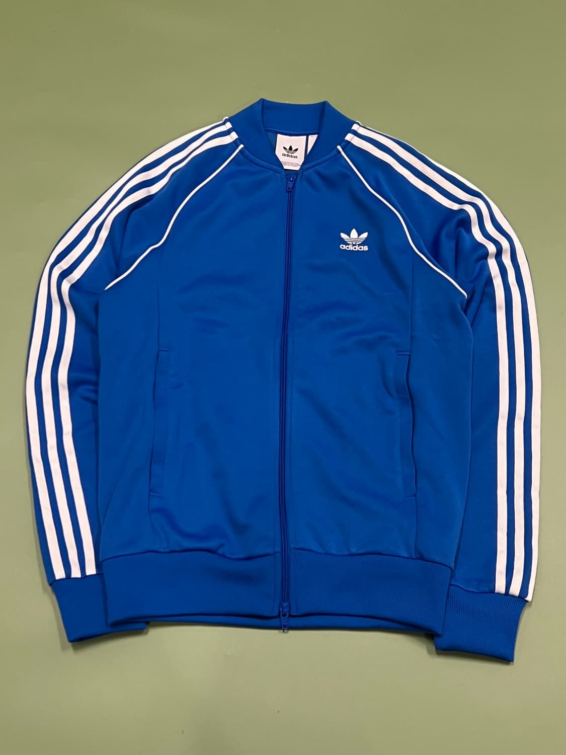 (M) 아디다스 슈퍼스타 트랙탑 져지 블루 상품이미지2