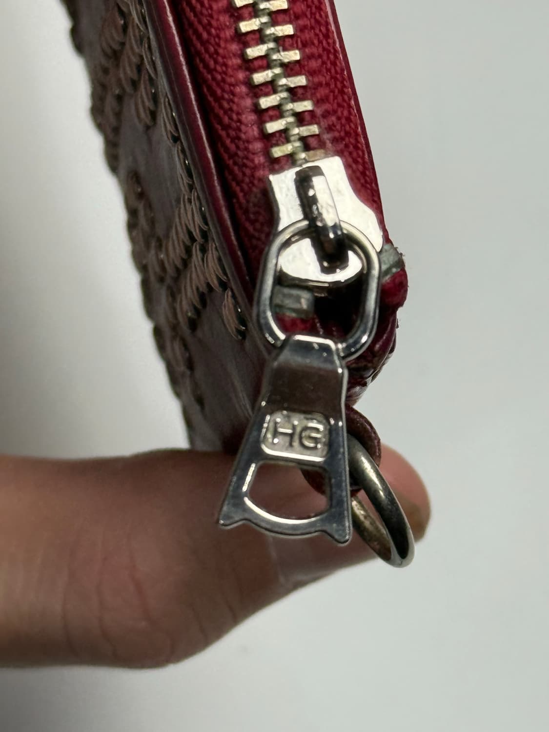 히스테릭 글래머 아카이브 스터드 진짜 소가죽 카드 지갑 상품이미지3