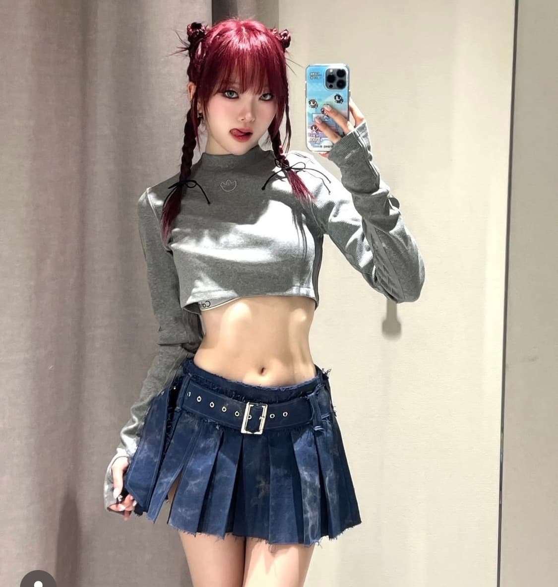 체리퀴리 플리츠 스커트 2사이즈 상품이미지1