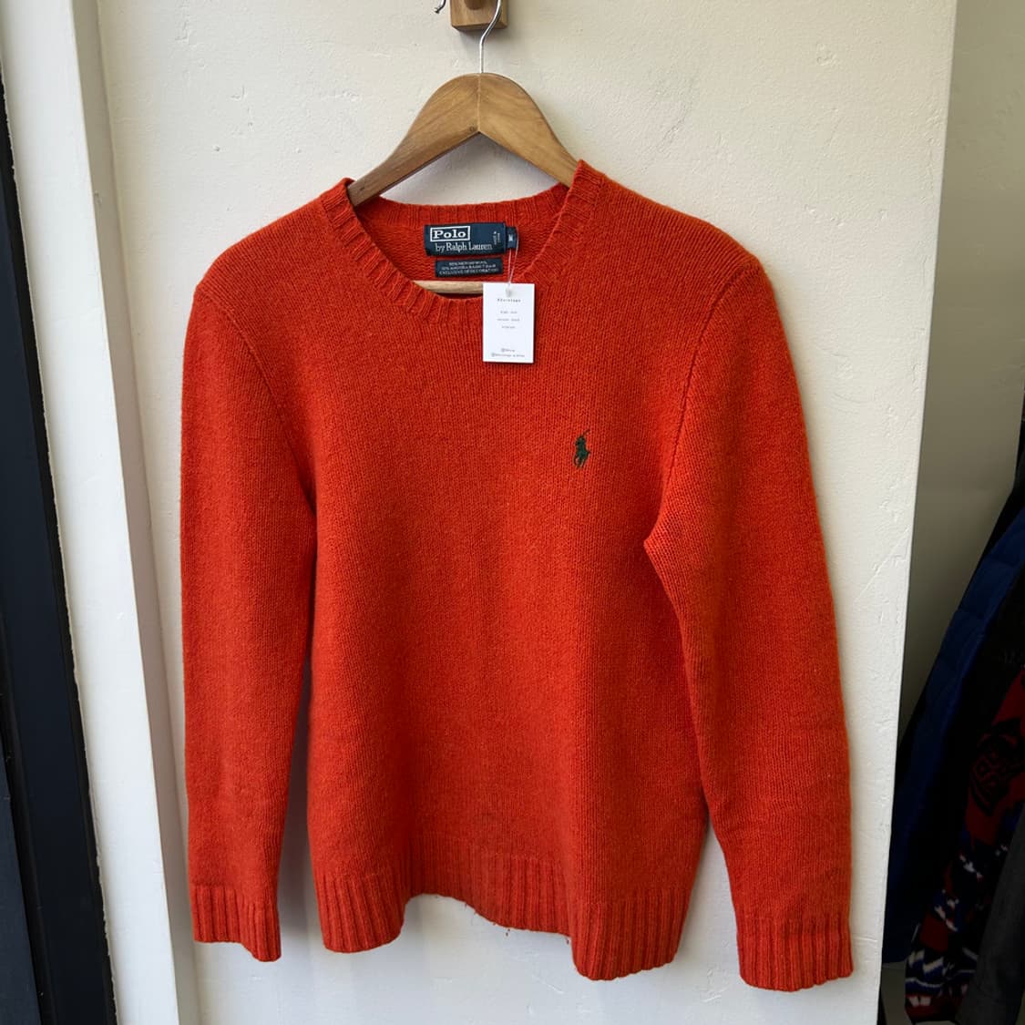 16090 - 폴로 랄프로렌 오렌지 울 니트 (메리노 울 90%) 상품이미지2