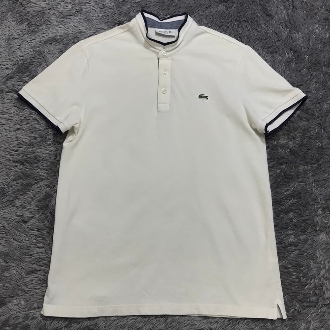 [[4, A급] 라코스테(LACOSTE) 헨리넥 반팔티셔츠@585 상품이미지1
