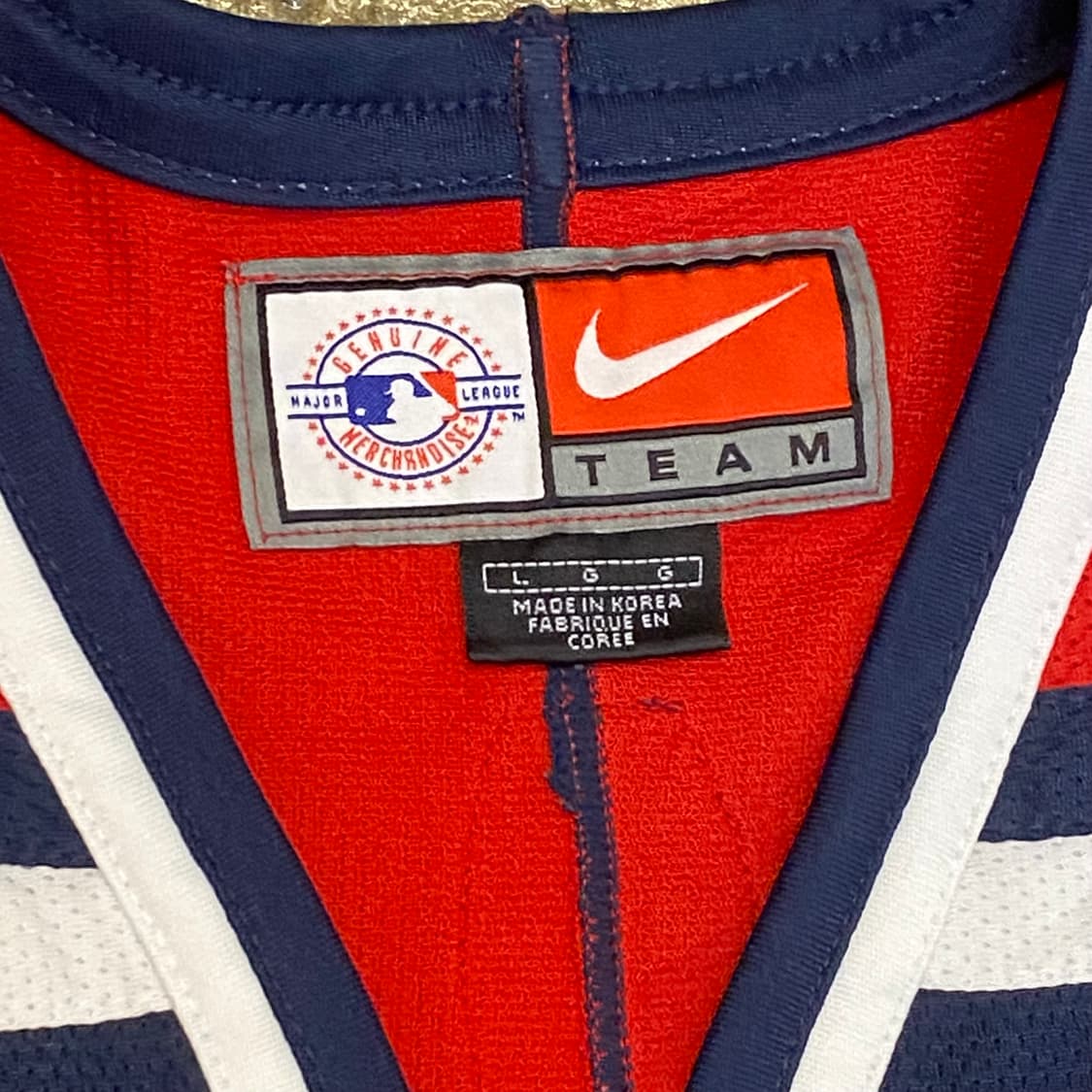 90s Made in Korea 미국 나이키 빈티지 아이스하키 져지 상품이미지5