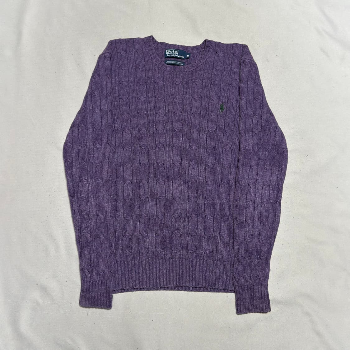 M 폴로랄프로렌 퍼플 캐시미어 니트 상품이미지2