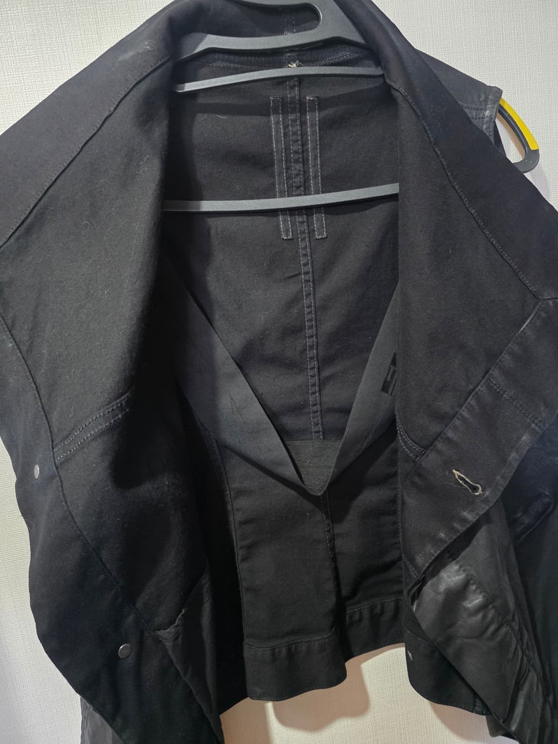 릭오웬스 레더 베스트 M 상품이미지3