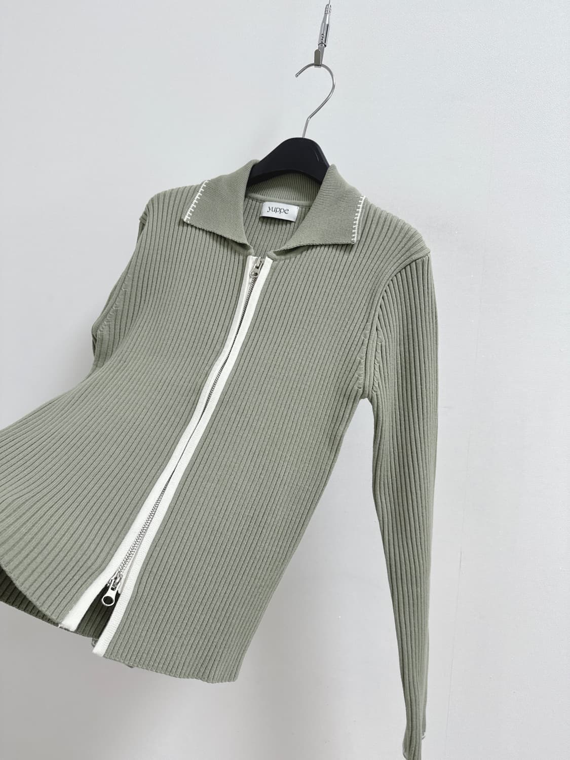 엽페 투웨이 집업 가디건 상품이미지4