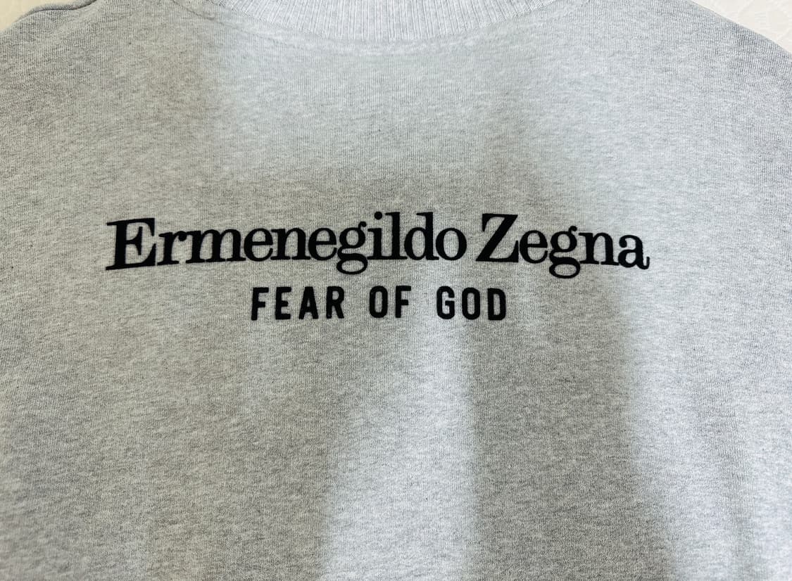 피어오브갓X제냐 콜라보 상의 맨투맨 상품이미지1