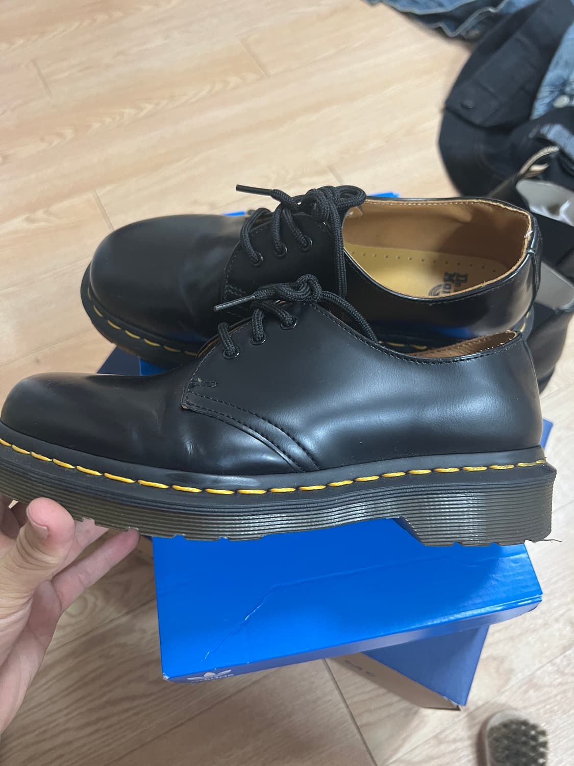 닥터마틴 1461 3홀 스무스 블랙 uk4 230사이즈 상품이미지2