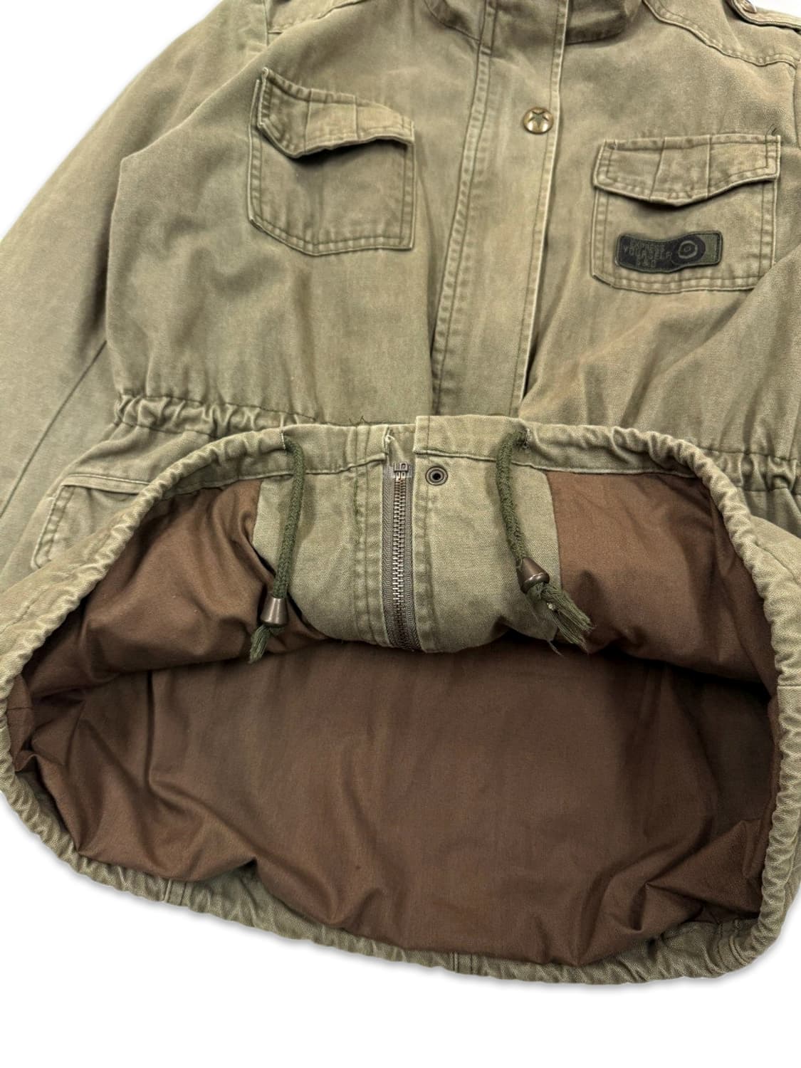 빈티지 TRES BIEN 카키 밀리터리 야상 자켓 상품이미지4