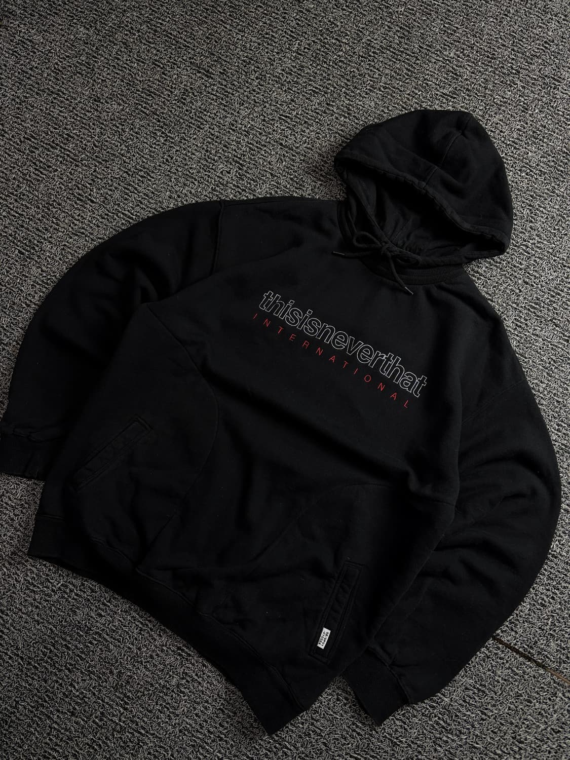 디스이즈네버댓 빅로고 박시핏 후드 티셔츠 1511 상품이미지3