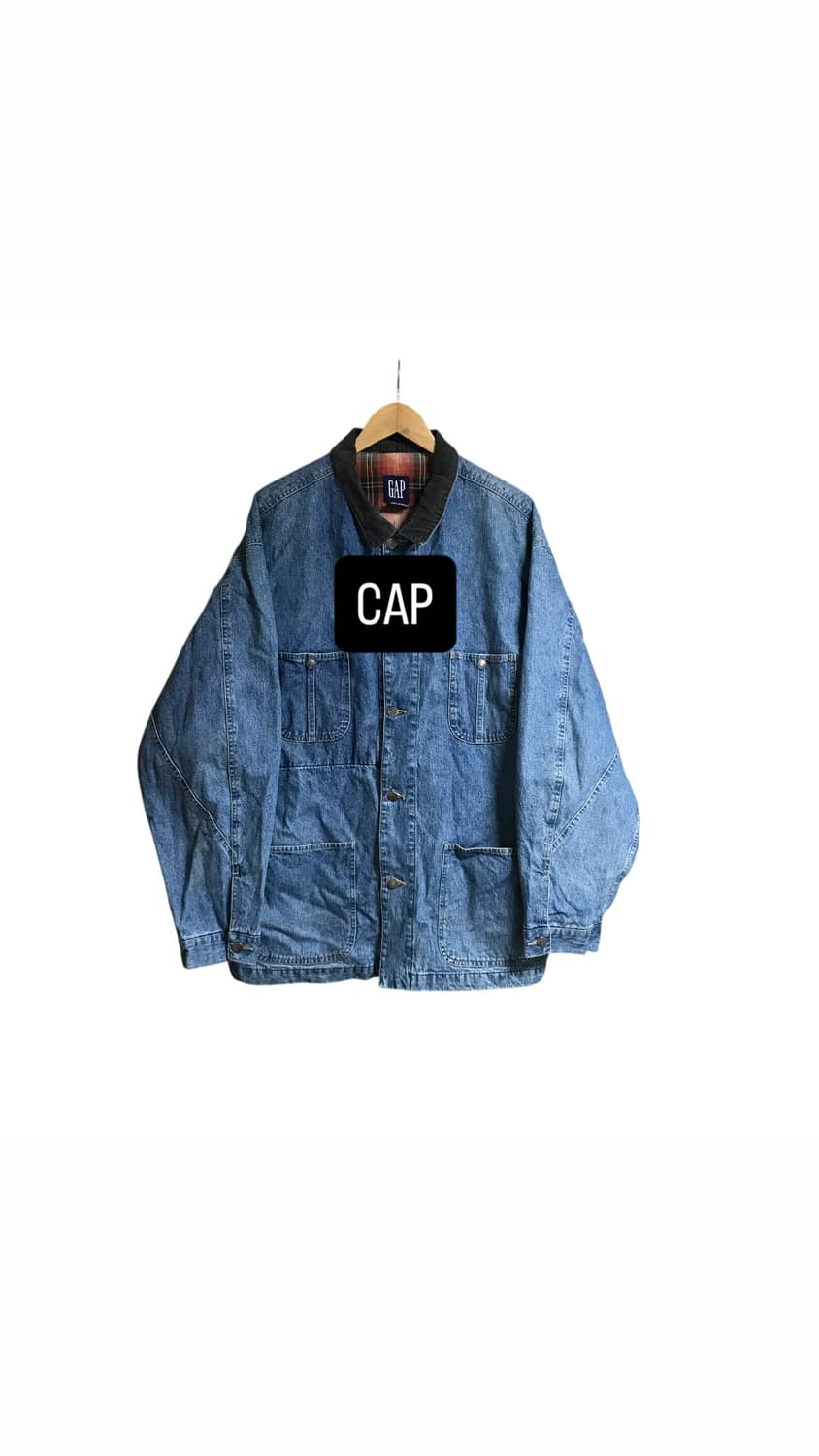 Cap 90s 데님 커버울 워크자켓 상품이미지1