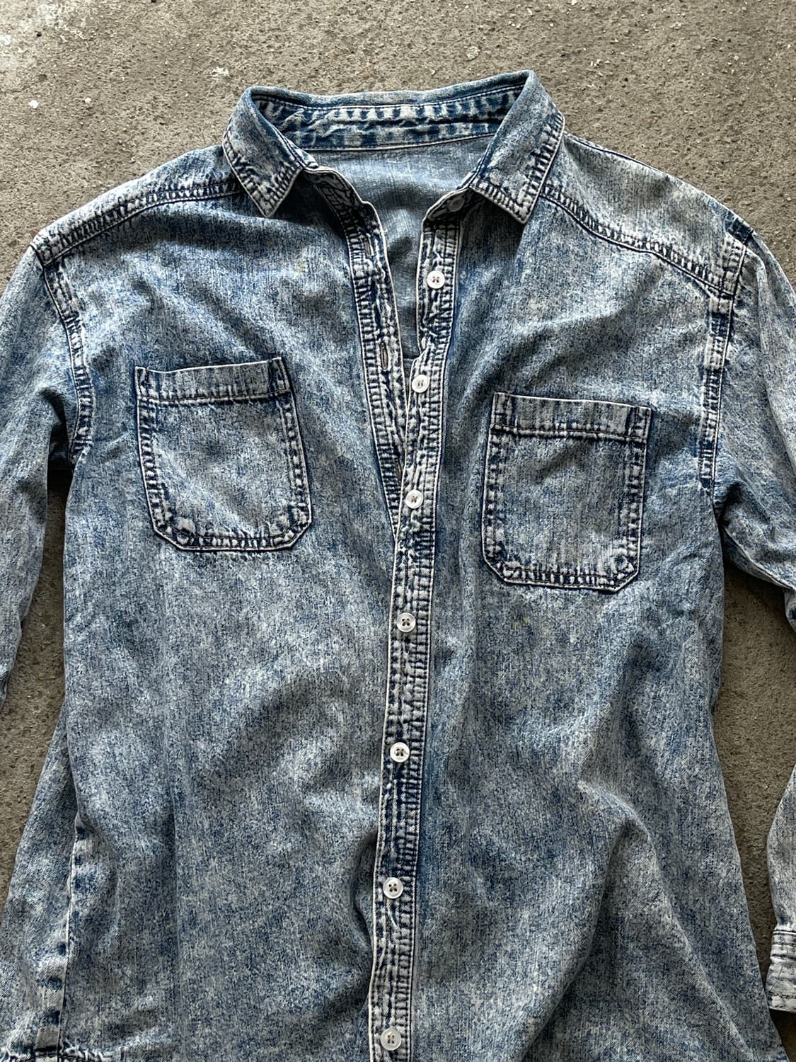 (Vence exchange)stone washing shirts 상품이미지2