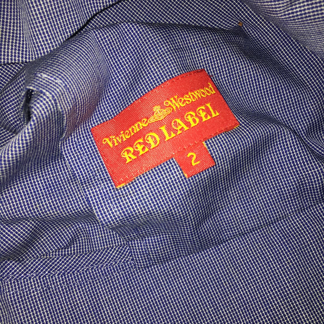 비비안 웨스트우드 블루 면 자켓 상품이미지7