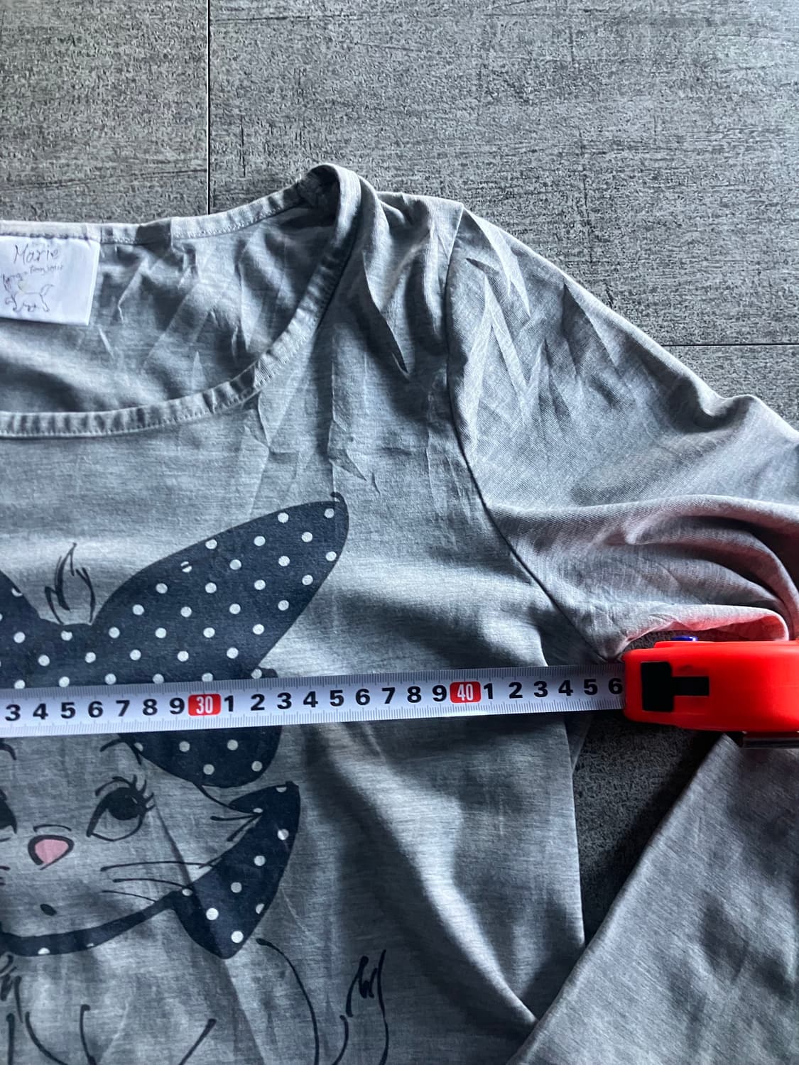 일본빈티지 Marie 핀터깔y2k 하구미모리걸 레이어드도트 긴팔티셔츠 상품이미지2