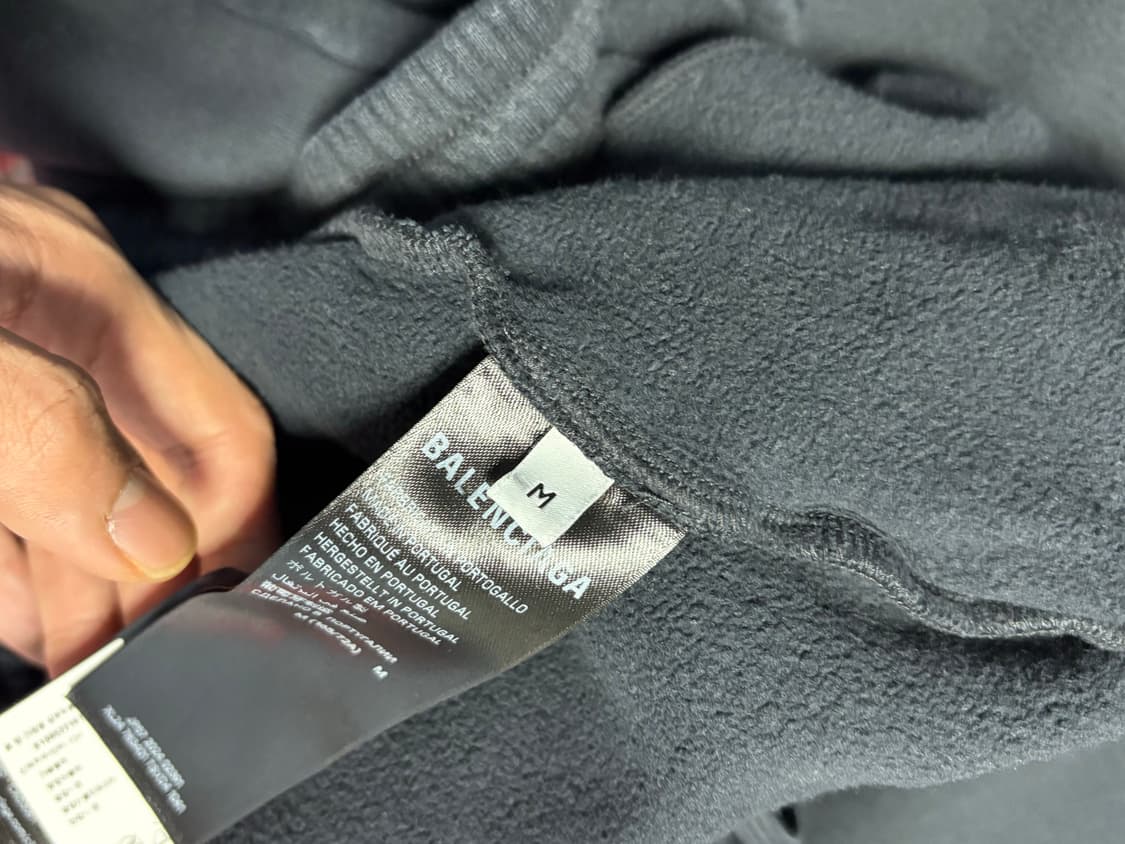 발렌시아가 네일 폴리쉬 스웻팬츠 블랙 M사이즈 상품이미지5