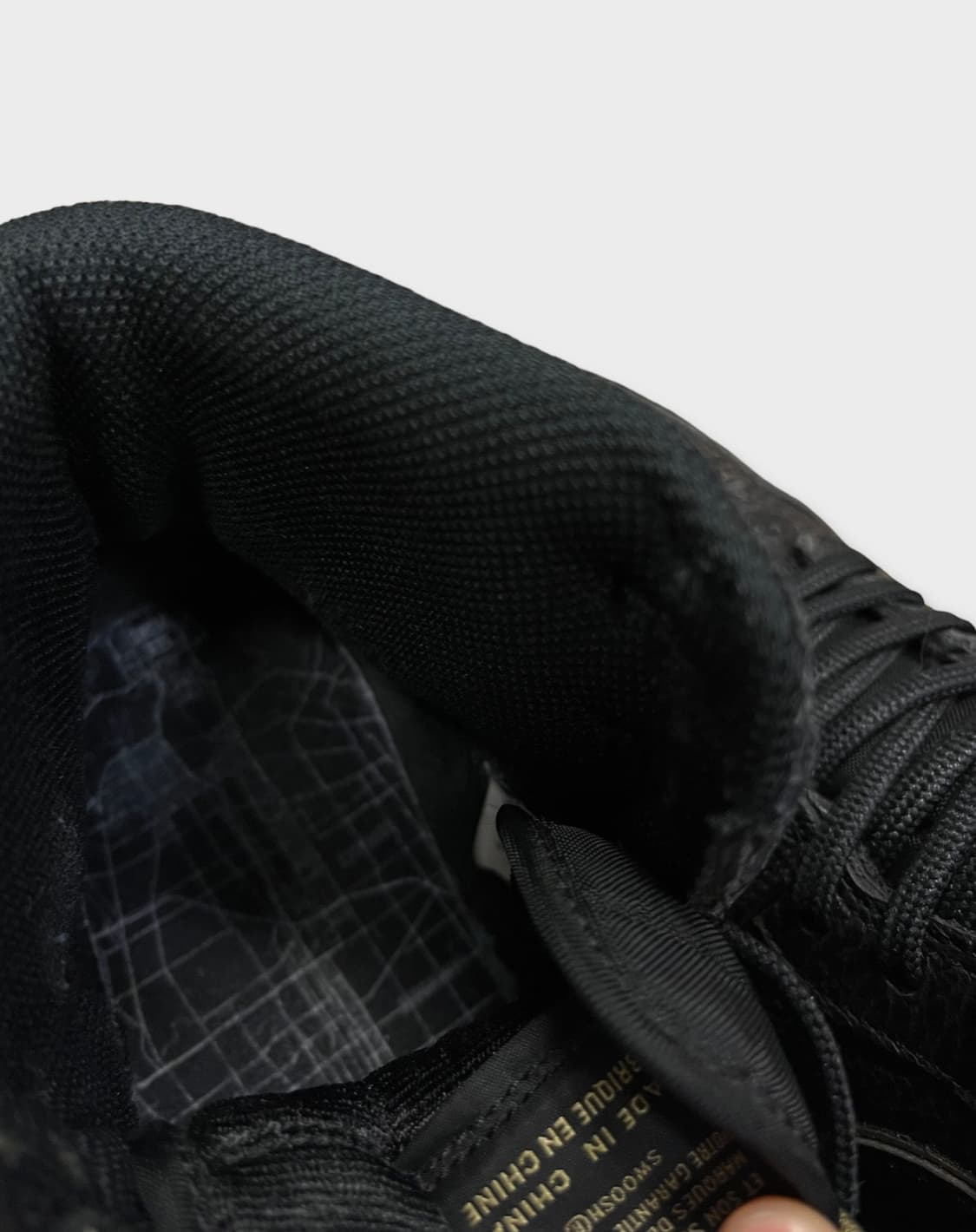 나이키 조던 레트로 레더 블랙 스니커즈 상품이미지5