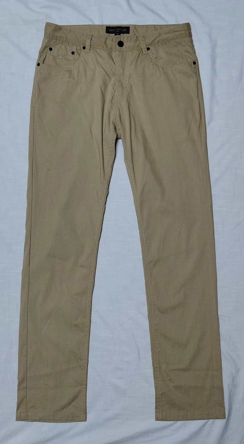 [희귀/정품] 루이비통 x 프라그먼트 디자인 협업 코튼 치노 팬츠 32 상품이미지2