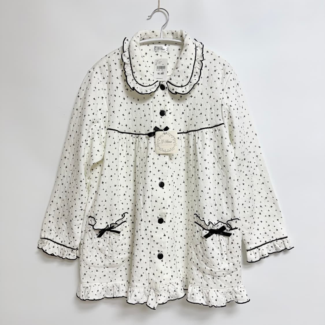 [새상품] 면혼방 여성 파자마 잠옷 세트 M 상품이미지2